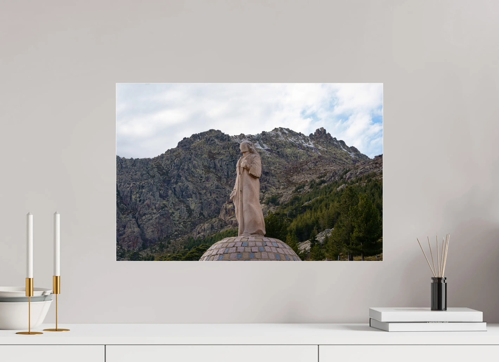 Christ Roi au Col de Vergio en Corse – photo d’art (papier, plexi) Ref.81 corsevision