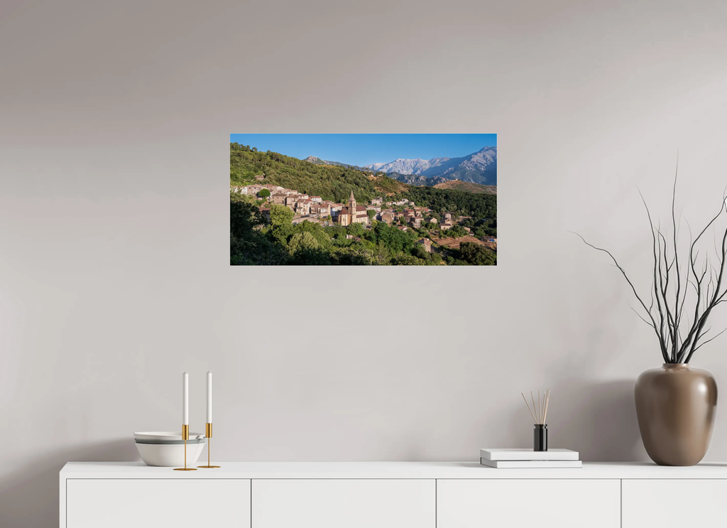 Vivario, village corse – Photo d’art (papier, plexi) Ref.43 corsevision