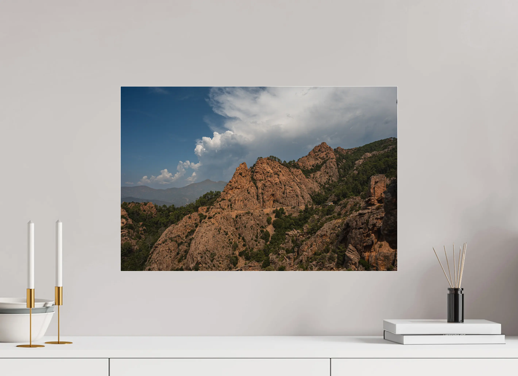 Paysage sauvage des Calanques de Piana – Photo d’art Corse (papier, plexi) Ref.85 corsevision