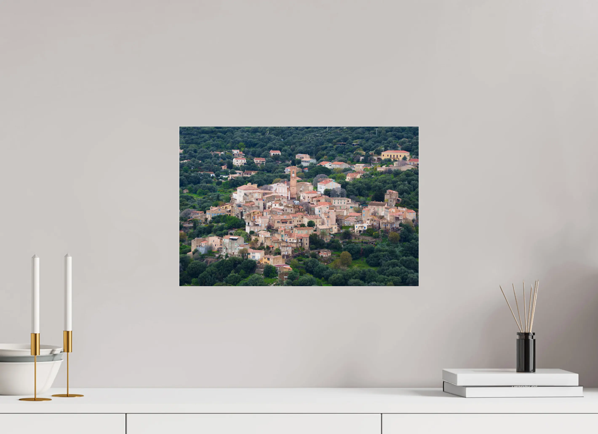 Aregno, village de charme en Balagne – Photo d’art corse pour déco murale ou collection Réf.5 corsevision