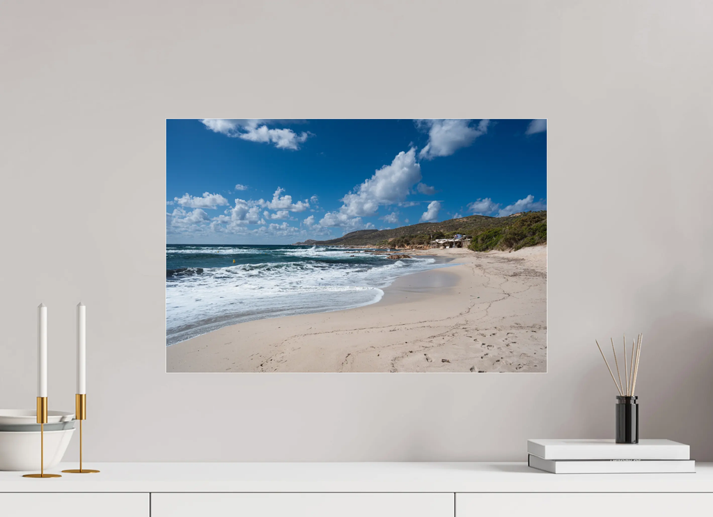 Photo d’art de la plage sauvage de Cala d’Orzu – Corse-du-Sud – Tirages papier & plexiglas Ref.89 corsevision