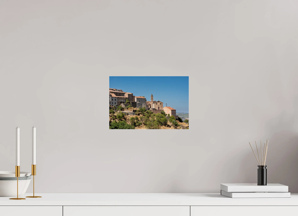 Castifao – Photo d’art du village corse (papier, plexi) Réf.13 corsevision