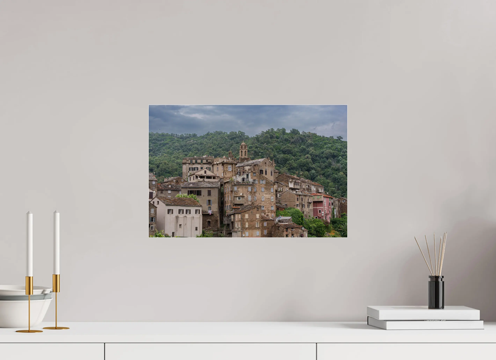 Vescovato, village de caractère en Haute-Corse – Photo d’art (papier, plexi) Réf.14 corsevision