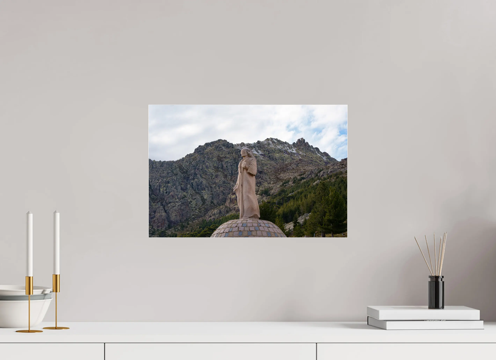 Christ Roi au Col de Vergio en Corse – photo d’art (papier, plexi) Ref.81 corsevision