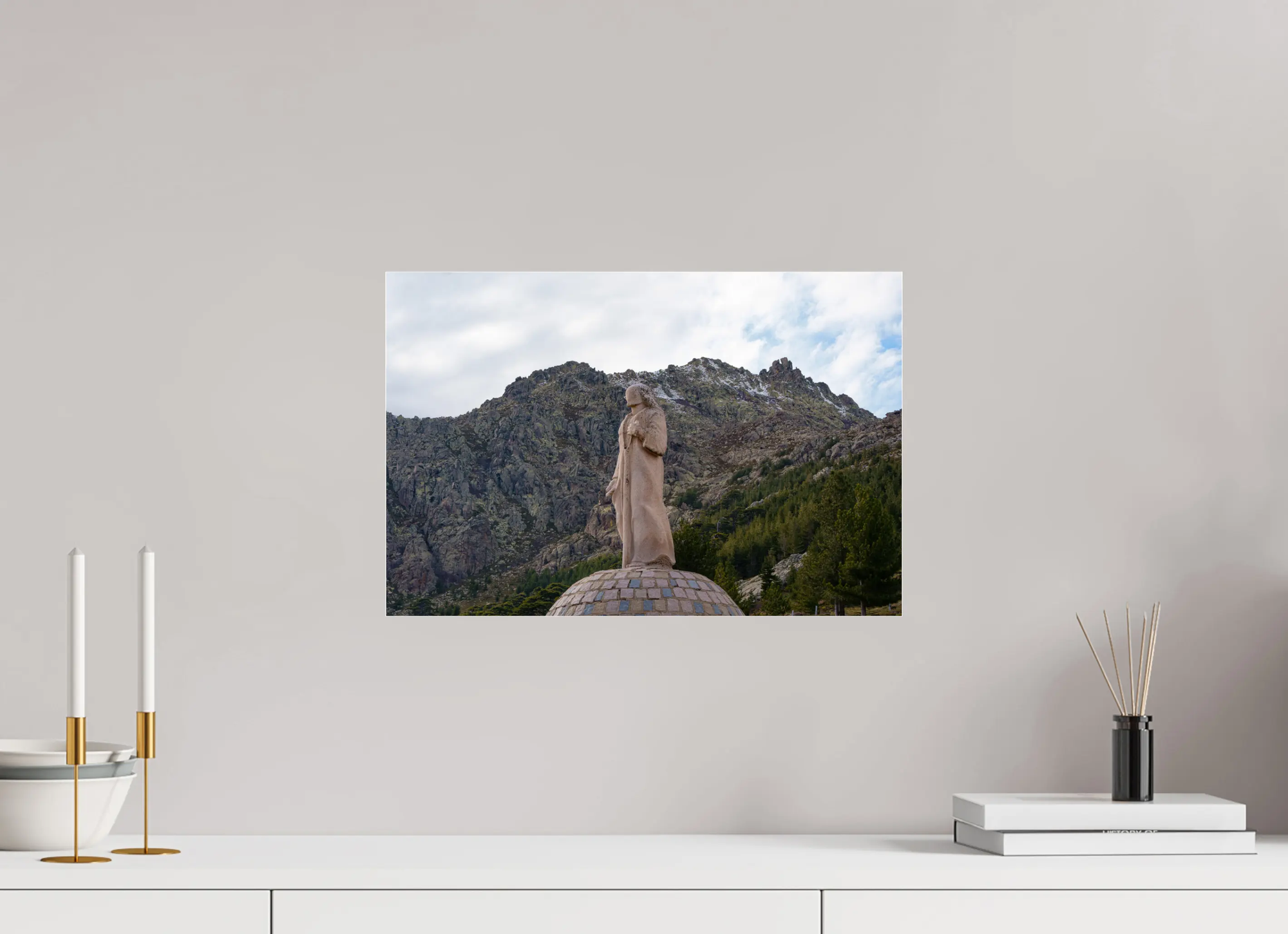 Christ Roi au Col de Vergio en Corse – photo d’art (papier, plexi) Ref.81 corsevision