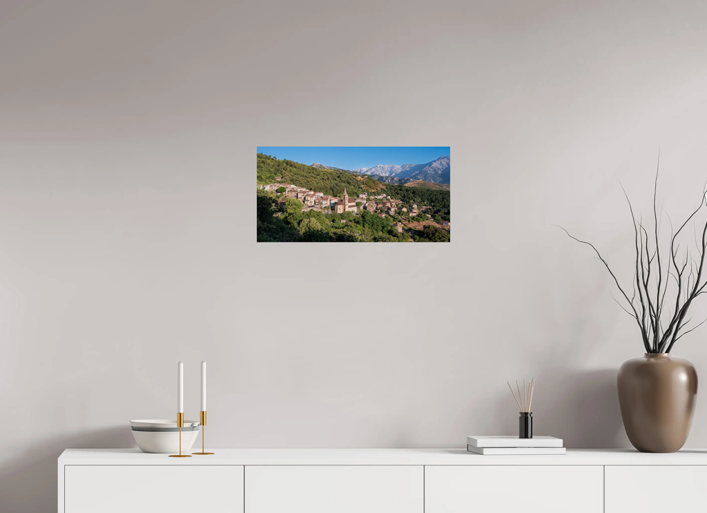 Vivario, village corse – Photo d’art (papier, plexi) Ref.43 corsevision