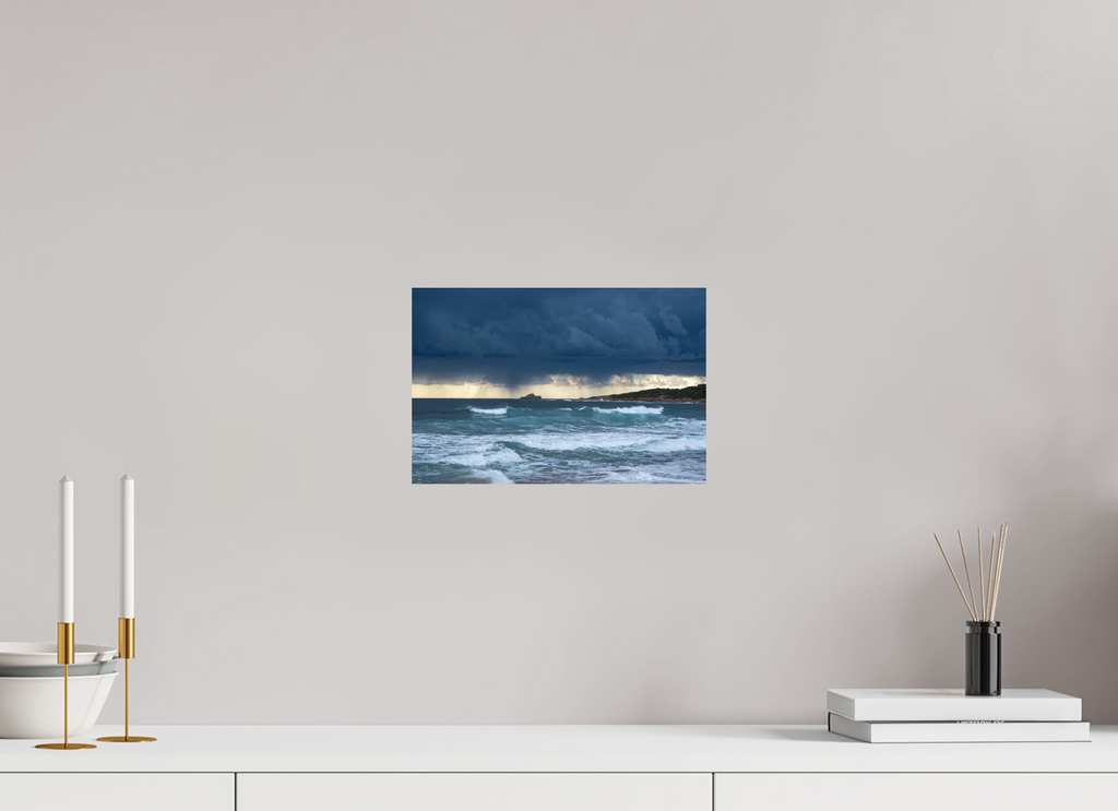 30 x 20 cm, Tirage photo sur Fuji Crystal DP Capo di Feno – Photo d’art tempête marine (tirage papier & plexiglas) Ref.120