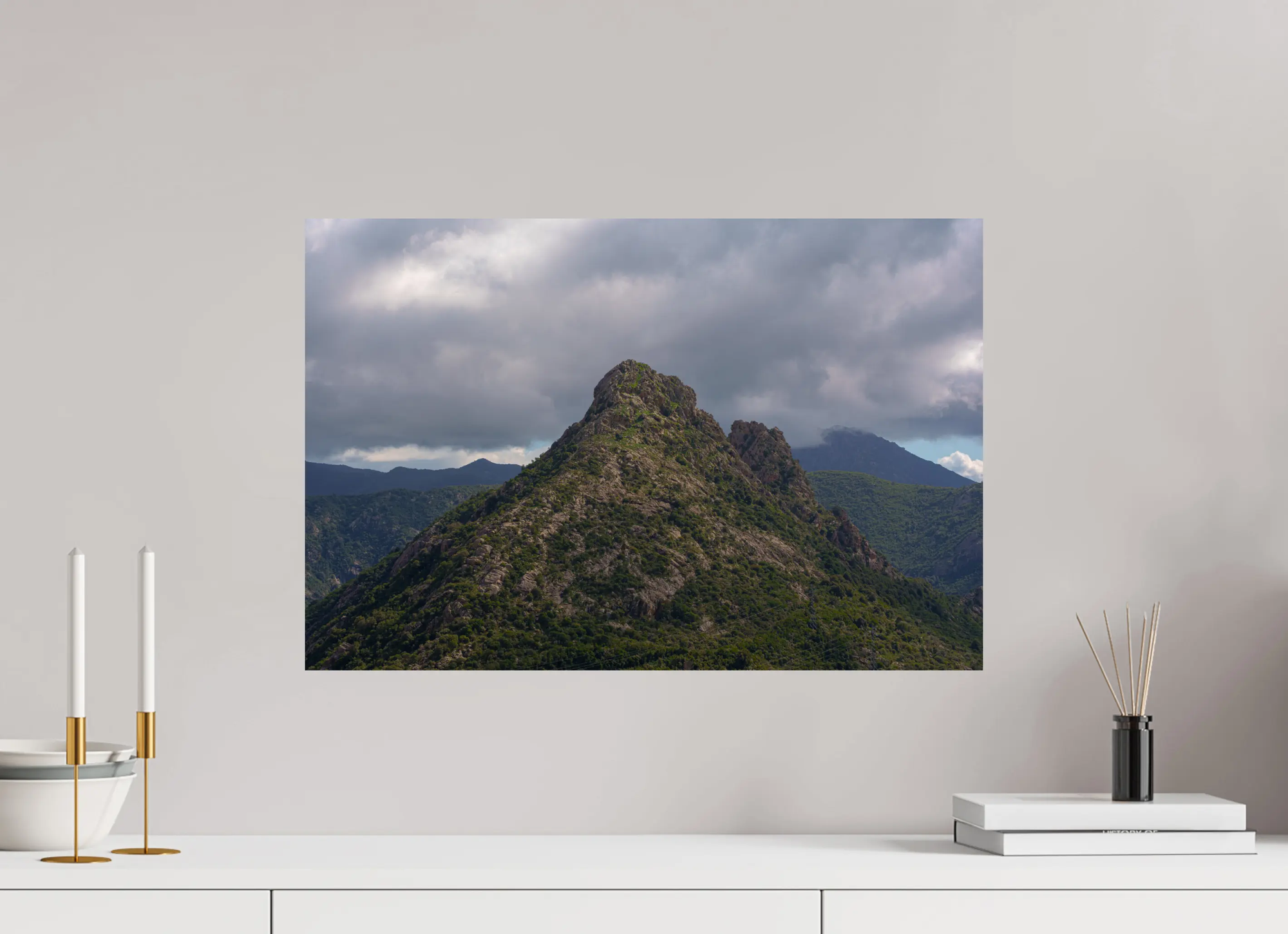Montagne près de Tolla – Photo d’art en Corse (papier, plexi) Ref.84 corsevision