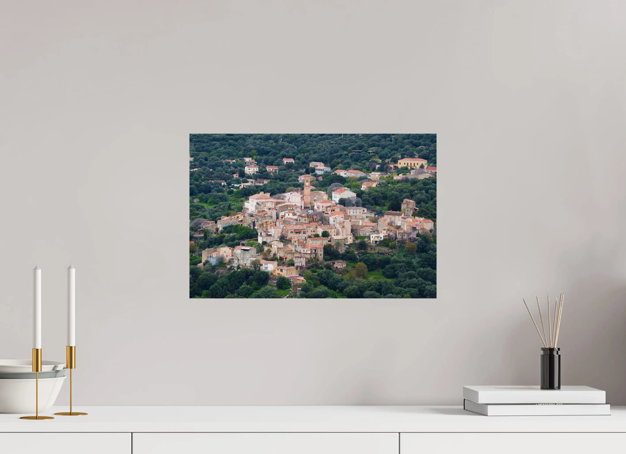 Aregno, village de charme en Balagne – Photo d’art corse pour déco murale ou collection Réf.5 corsevision