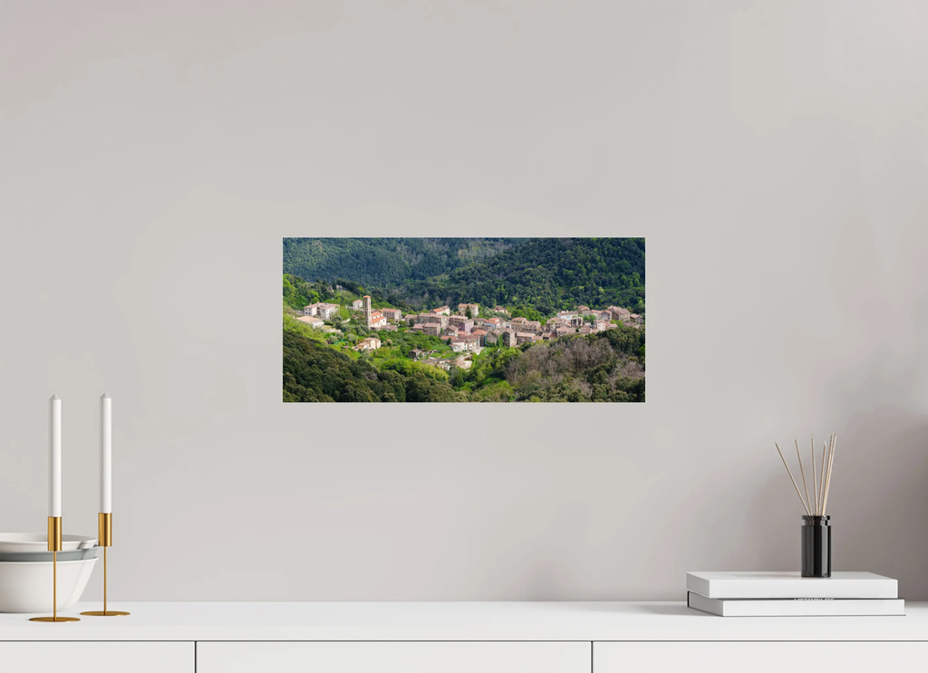 Vico, perle de la Corse-du-Sud – Photo d'art en tirage papier ou plexiglas Ref.37 corsevision