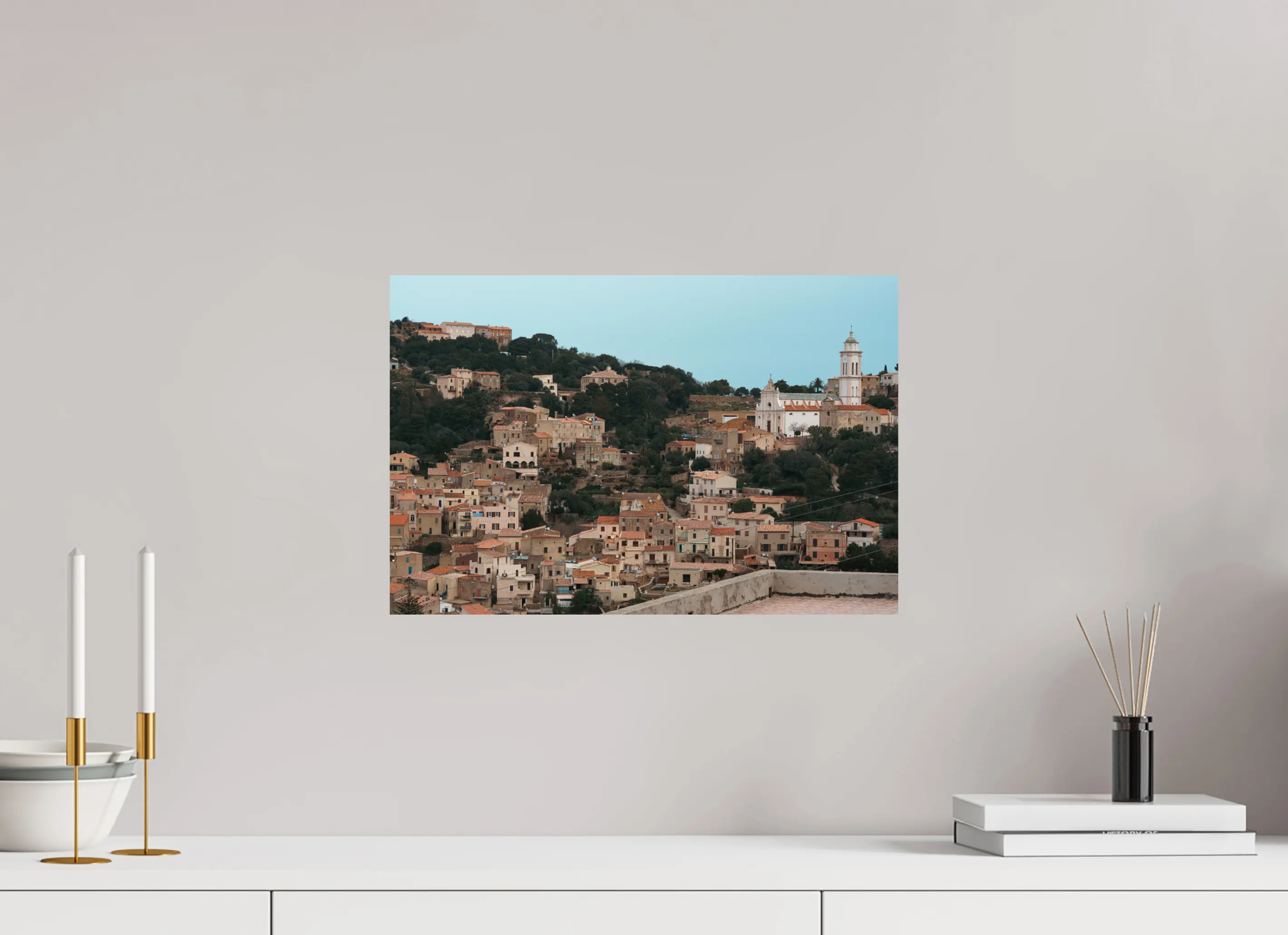 Corbara, joyau baroque de Balagne – Photo d’art en papier ou plexiglas Ref.36 corsevision