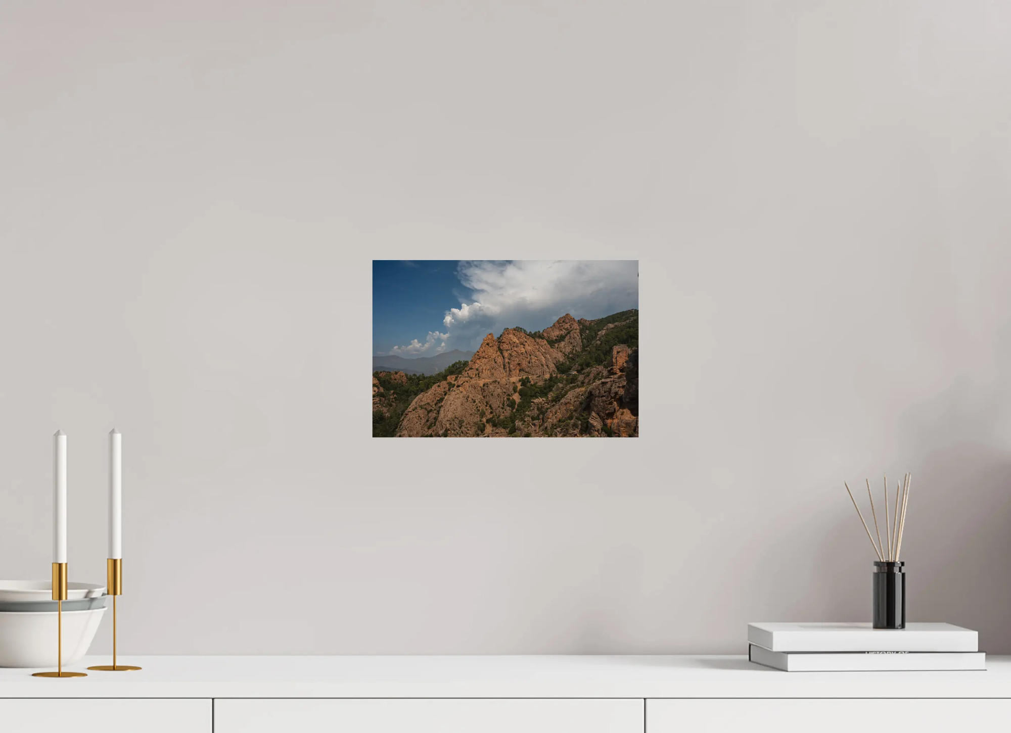Paysage sauvage des Calanques de Piana – Photo d’art Corse (papier, plexi) Ref.85 corsevision