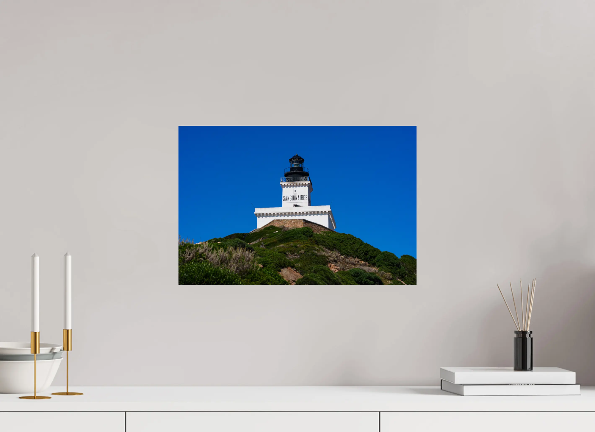 Phare des Sanguinaires – Photo d’art en Corse (Papier, plexi) Ref.52 corsevision