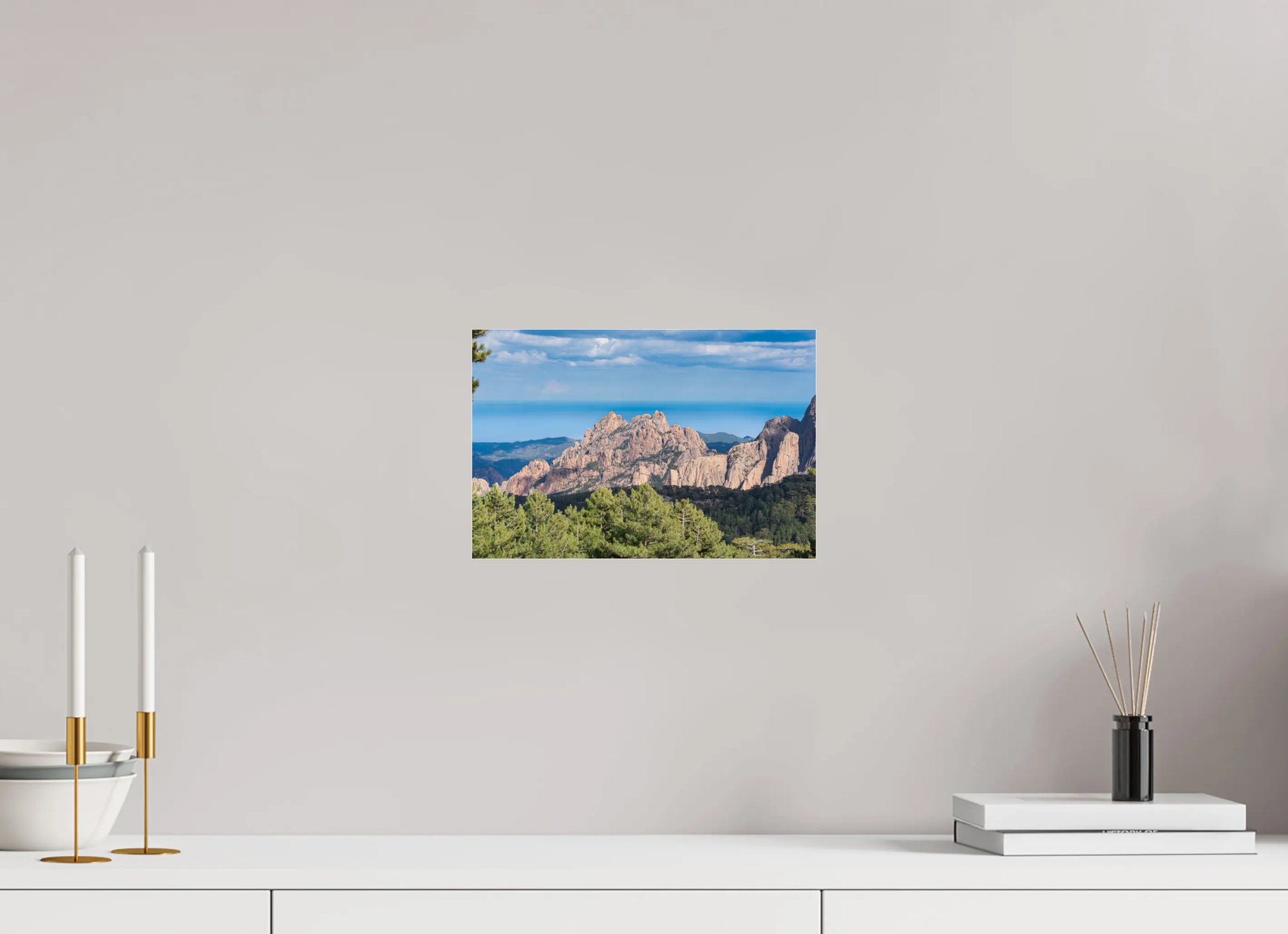 Aiguilles de Bavella – Photo d’art des montagnes corses (papier, plexi) Ref.79 corsevision