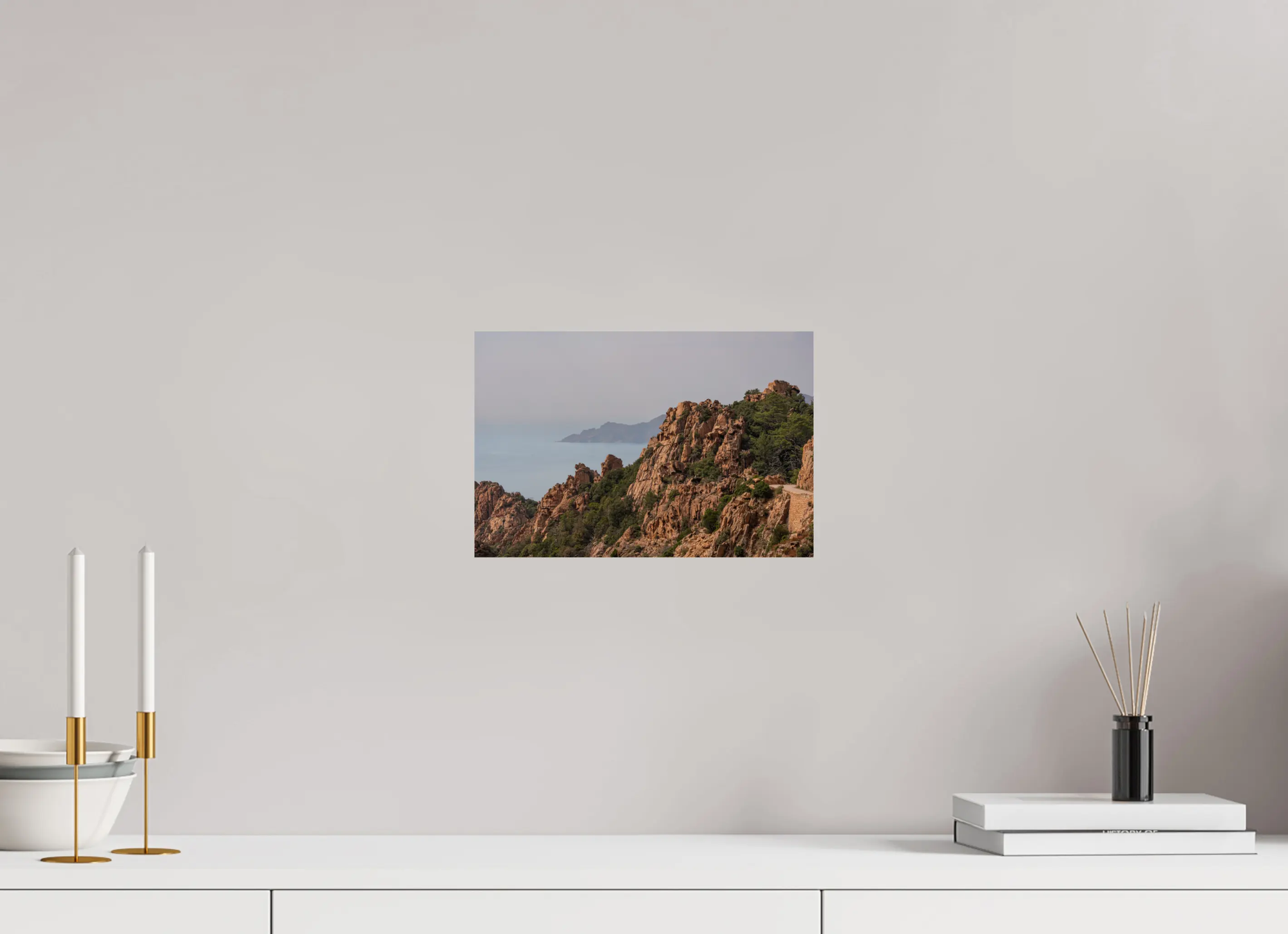 Rochers majestueux des Calanques de Piana – Photo d’art en Corse (papier, plexi) Ref.54 corsevision