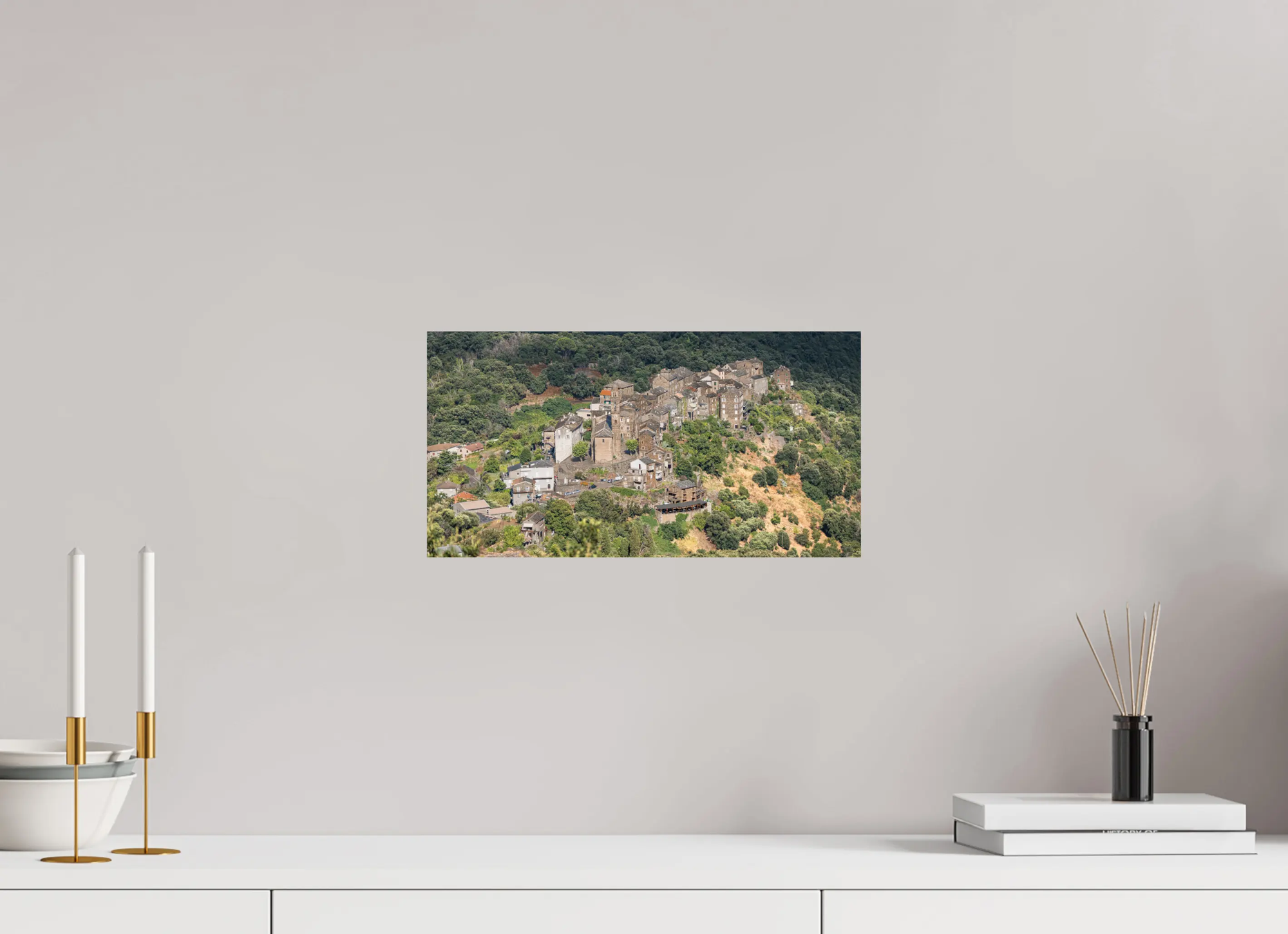 Sorbo-Ocagnano, perle méconnue de la Casinca – Photo d’art (papier ou plexiglas) Ref.12 corsevision