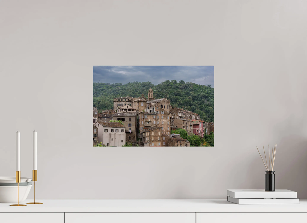 Vescovato, village de caractère en Haute-Corse – Photo d’art (papier, plexi) Réf.14 corsevision