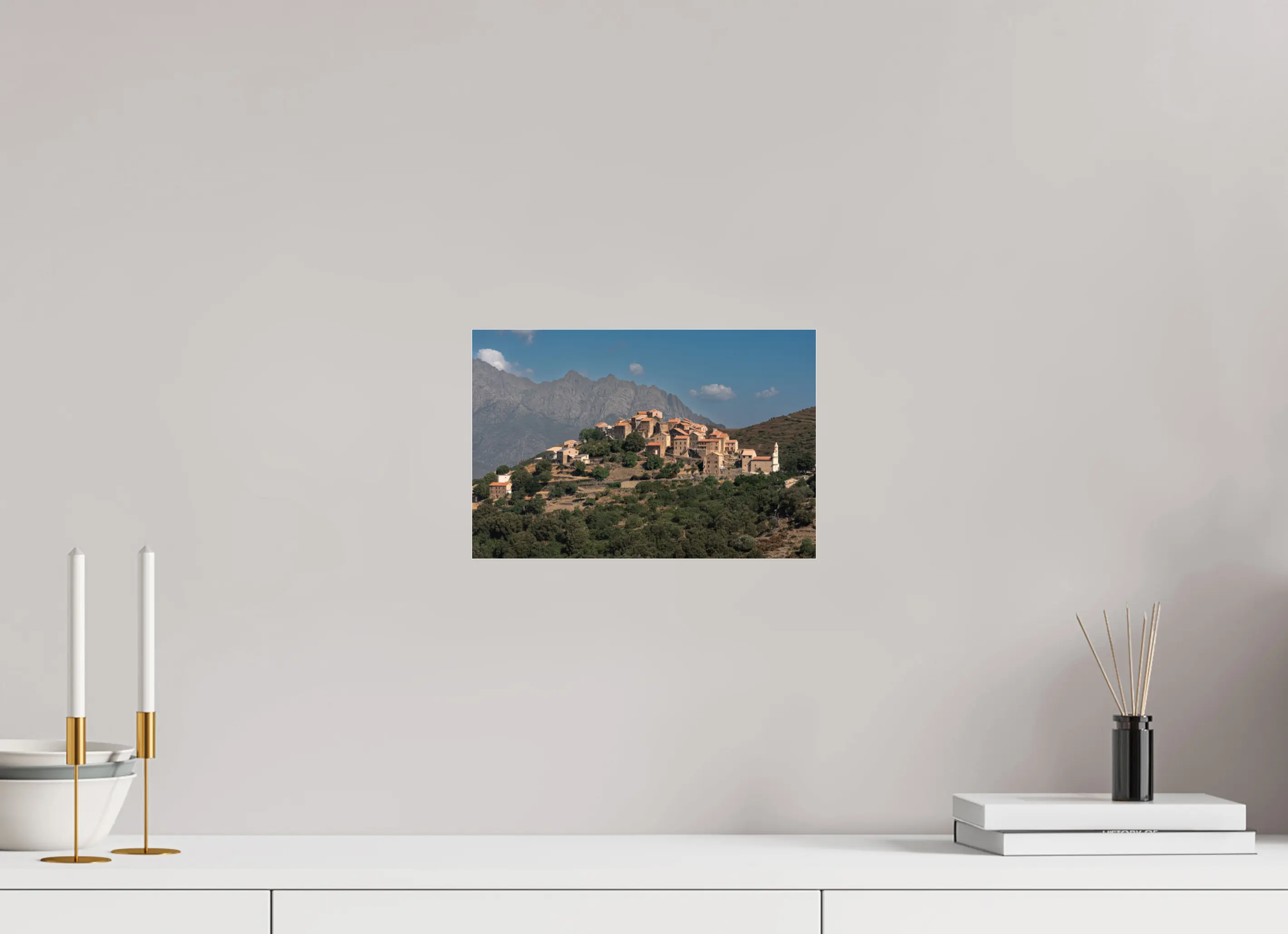 Tralonca, panorama de montagne en Haute-Corse – Photo d’art (papier, plexiglas) Ref.15 corsevision