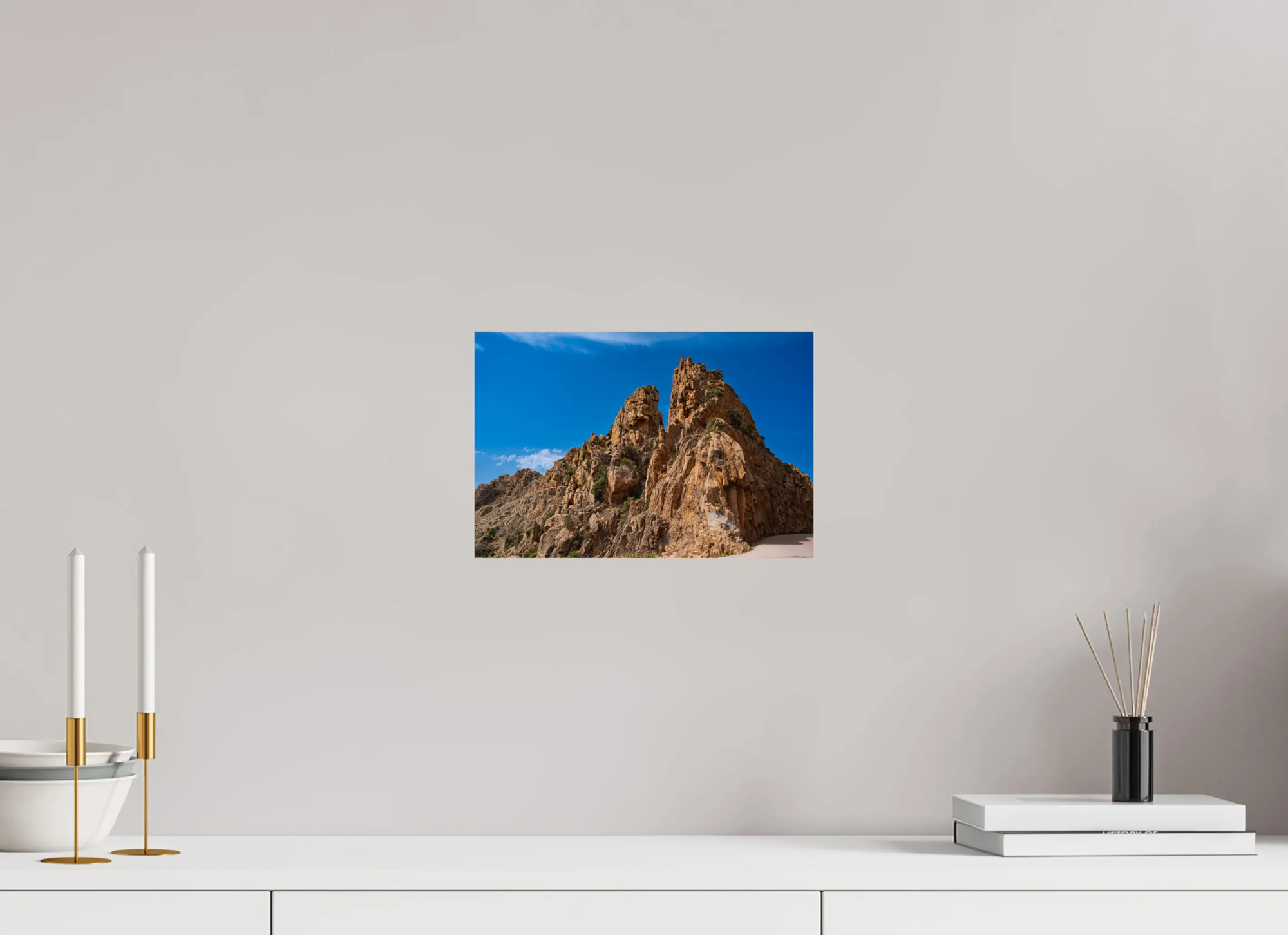 Montagnes sauvages des calanques de Piana – photo d’art corse (papier, plexi) Ref.77 corsevision