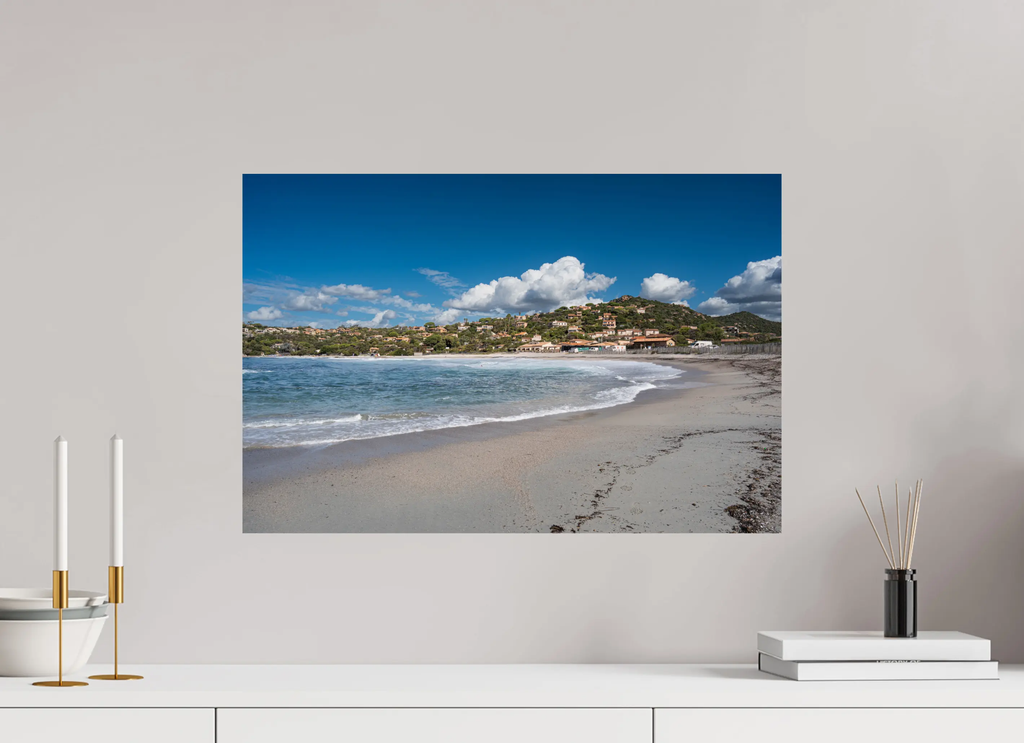 Photo d’art de la plage du Ruppione – Corse-du-Sud – Tirages papier & plexiglas Ref.88 corsevision