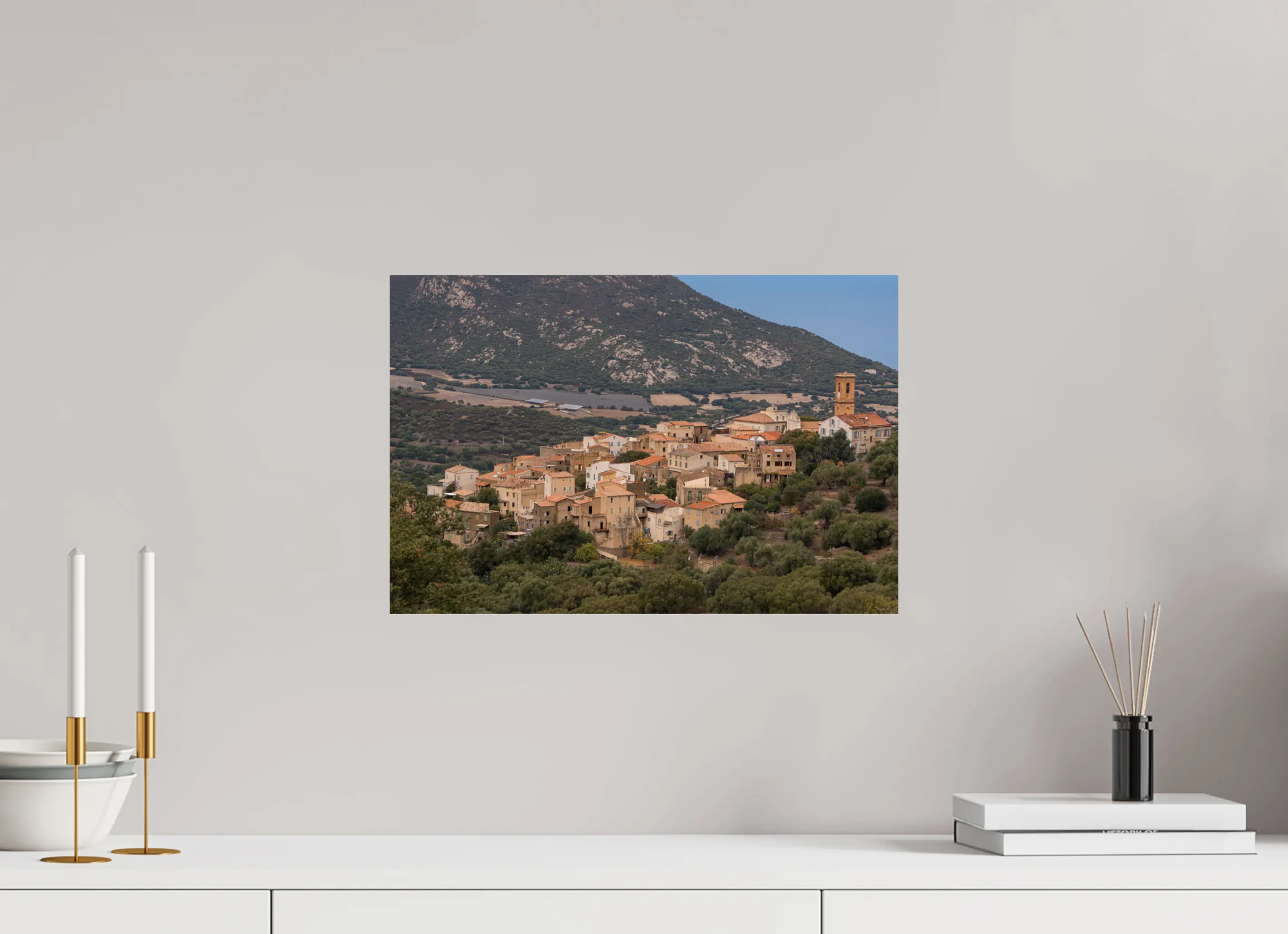 45 x 30 cm, Tirage photo sur Fuji Crystal DP Aregno – Photo d’art en Corse (Papier, plexi) Ref.106