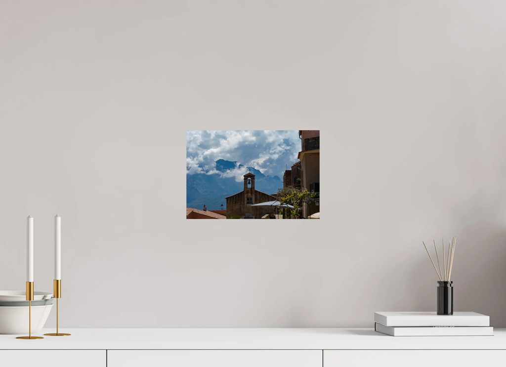 Sant’Antonino, village corse de Balagne – Photo d’art en tirage papier ou plexiglas Ref.41 corsevision