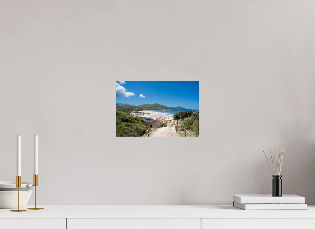 Plage de Mare e Sole – Photo d’art de la plage corse (papier, plexi) Ref.71 corsevision