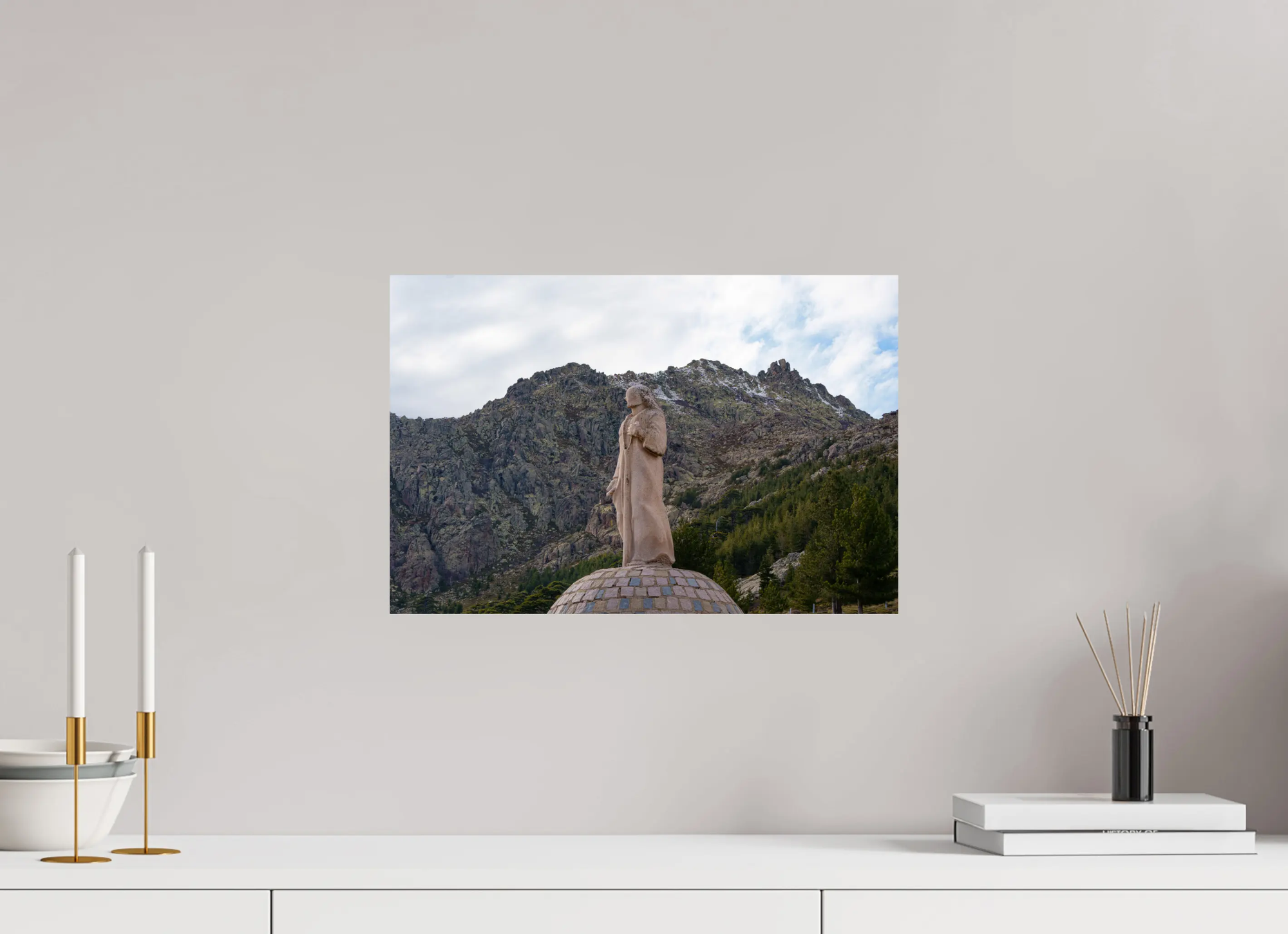 Christ Roi au Col de Vergio en Corse – photo d’art (papier, plexi) Ref.81 corsevision
