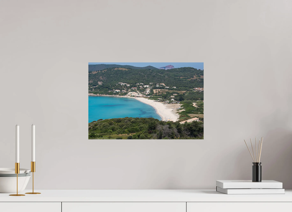 Plage de Péru – Cargèse en Corse (photo d’art : papier, plexi) Ref.69 corsevision