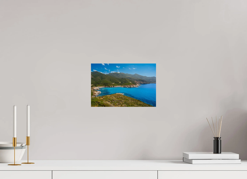 Anse d’Aliso – Photo d’art de la plage du Cap Corse (Papier HD, plexi) Ref.51 corsevision