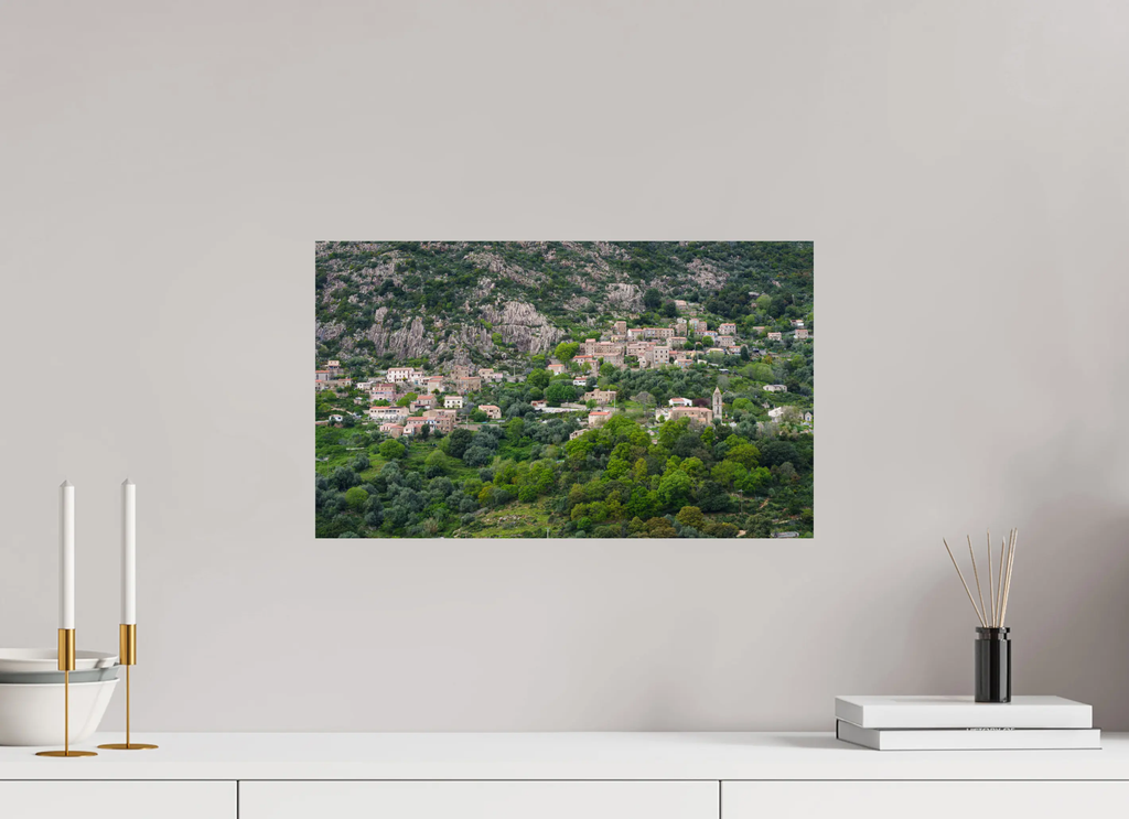 Balogna – Photo d’art du village corse (papier, plexi) Ref. 9 corsevision