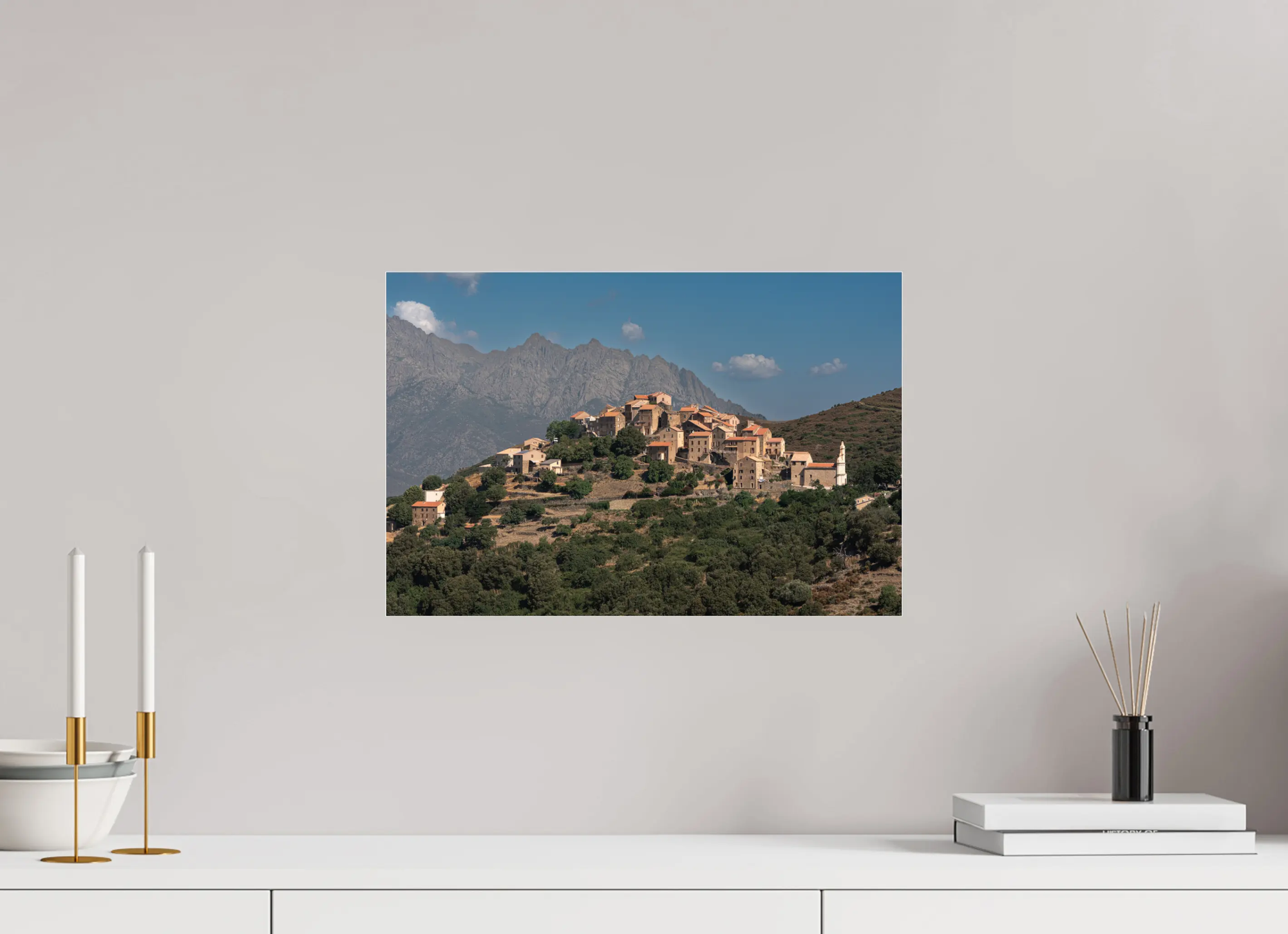 Tralonca, panorama de montagne en Haute-Corse – Photo d’art (papier, plexiglas) Ref.15 corsevision