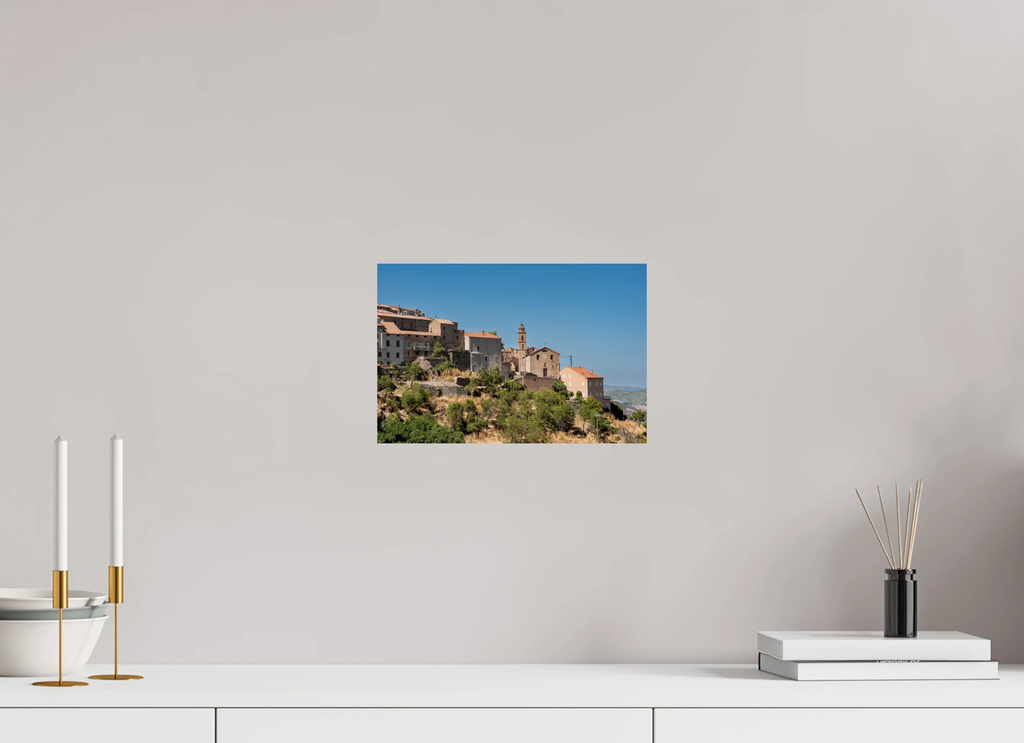 Castifao – Photo d’art du village corse (papier, plexi) Réf.13 corsevision