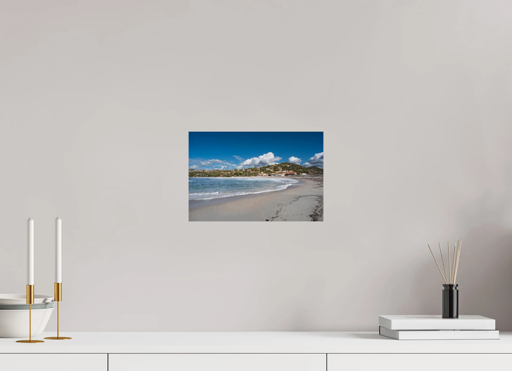 Photo d’art de la plage du Ruppione – Corse-du-Sud – Tirages papier & plexiglas Ref.88 corsevision