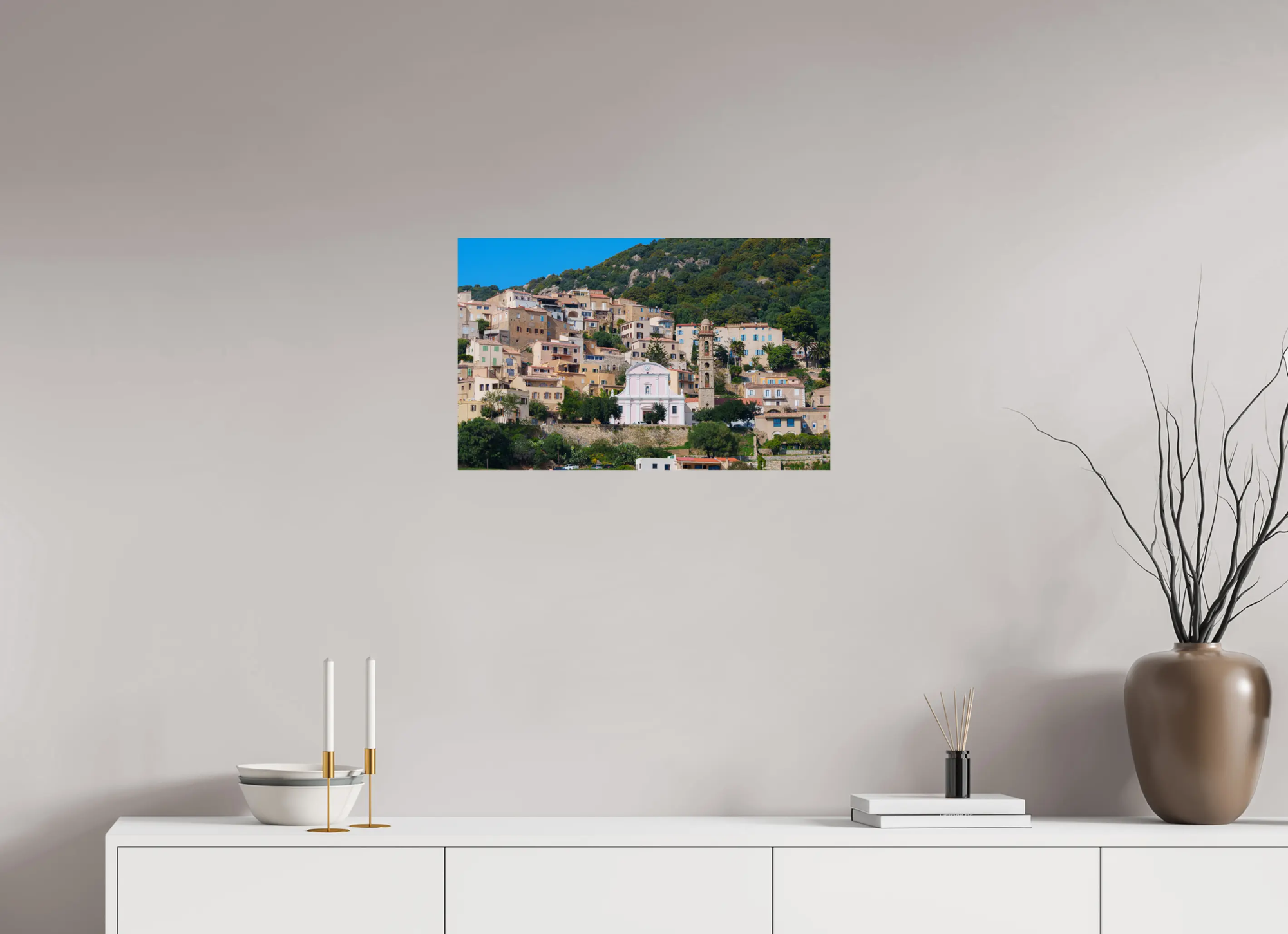 Lumio, perle ensoleillée de Balagne – Photo d’art (papier, plexiglas) Réf.6 corsevision