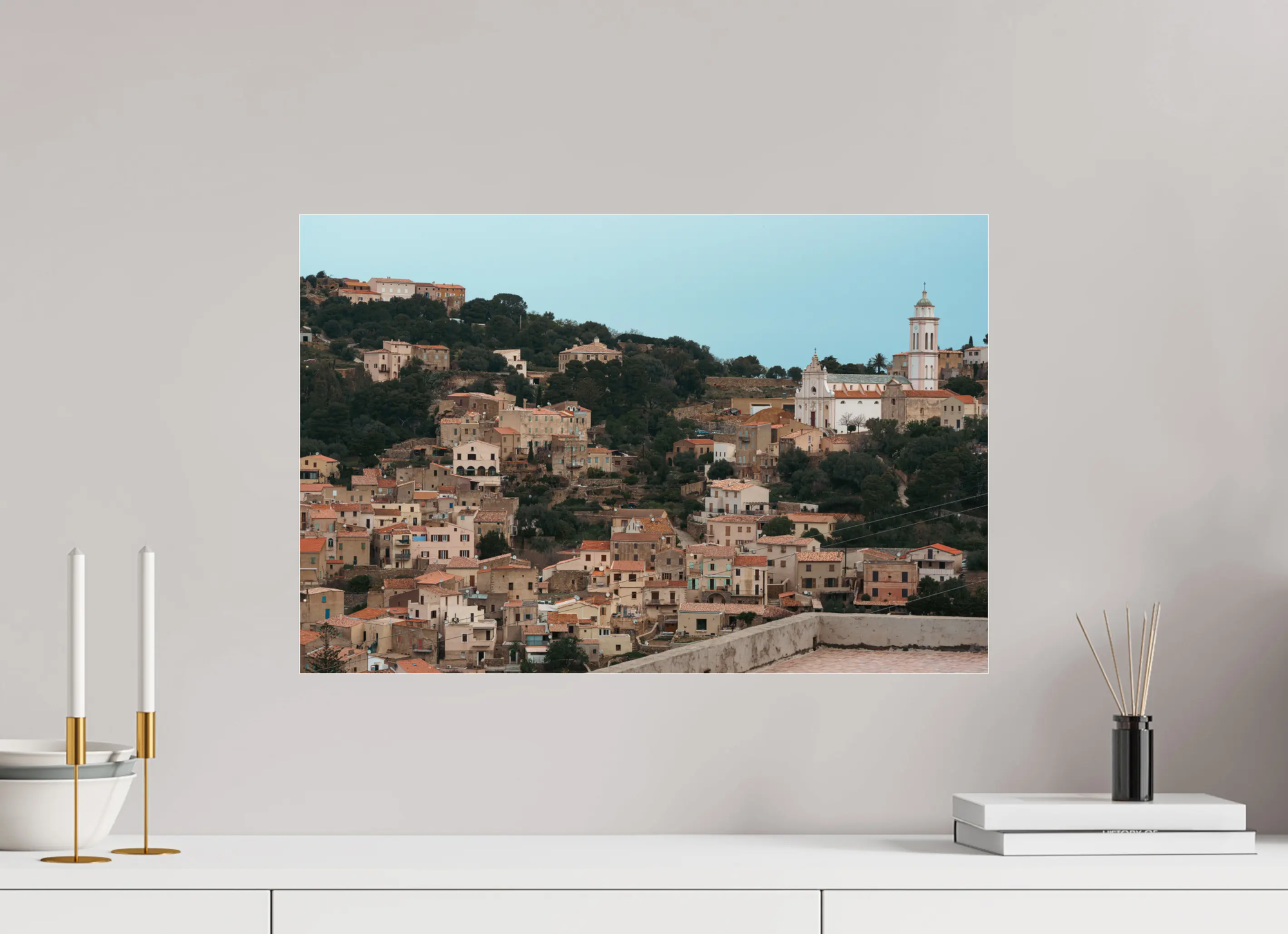 Corbara, joyau baroque de Balagne – Photo d’art en papier ou plexiglas Ref.36 corsevision