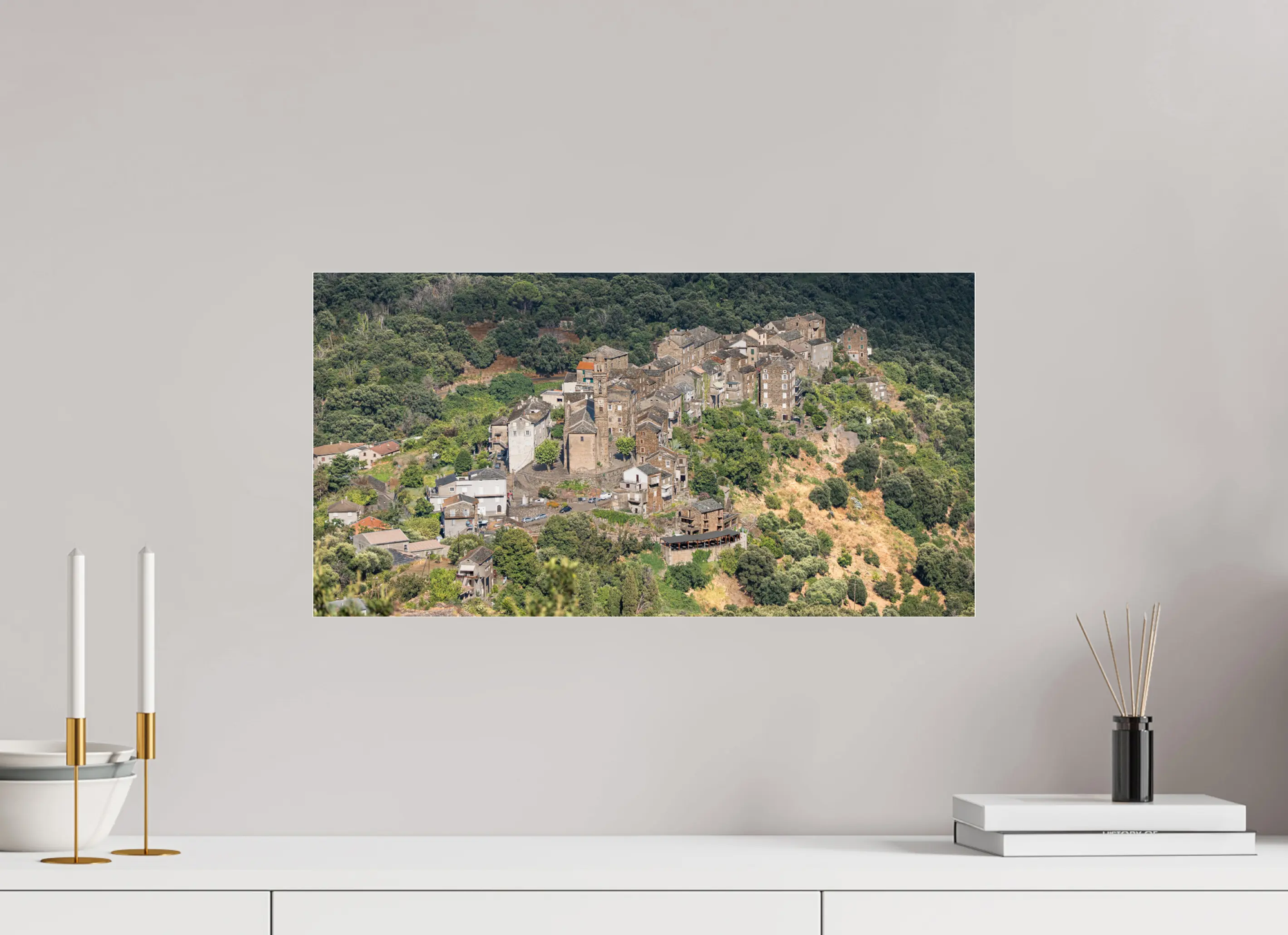 Sorbo-Ocagnano, perle méconnue de la Casinca – Photo d’art (papier ou plexiglas) Ref.12 corsevision