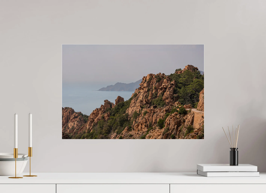 Rochers majestueux des Calanques de Piana – Photo d’art en Corse (papier, plexi) Ref.54 corsevision