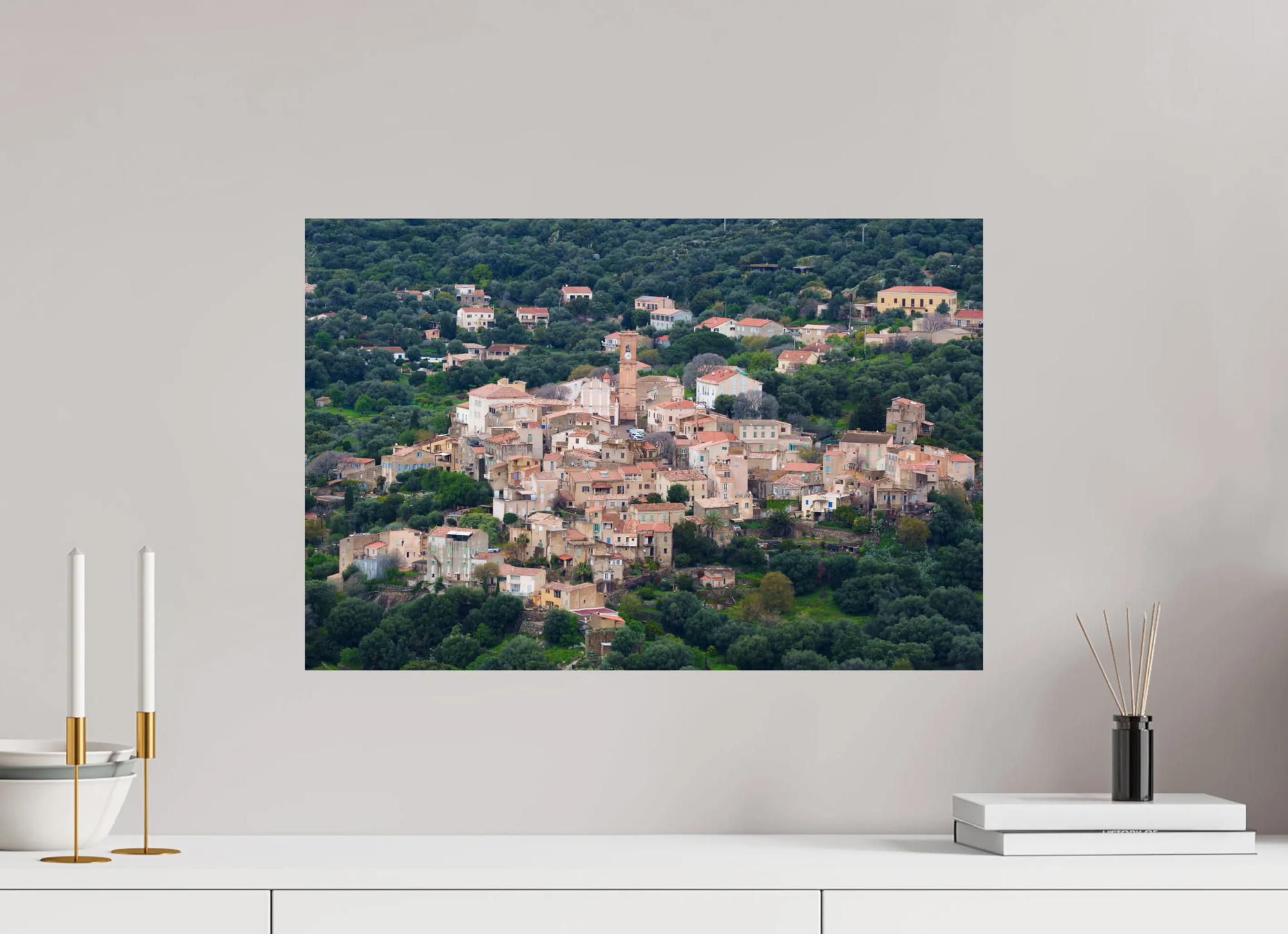 Aregno, village de charme en Balagne – Photo d’art corse pour déco murale ou collection Réf.5 corsevision