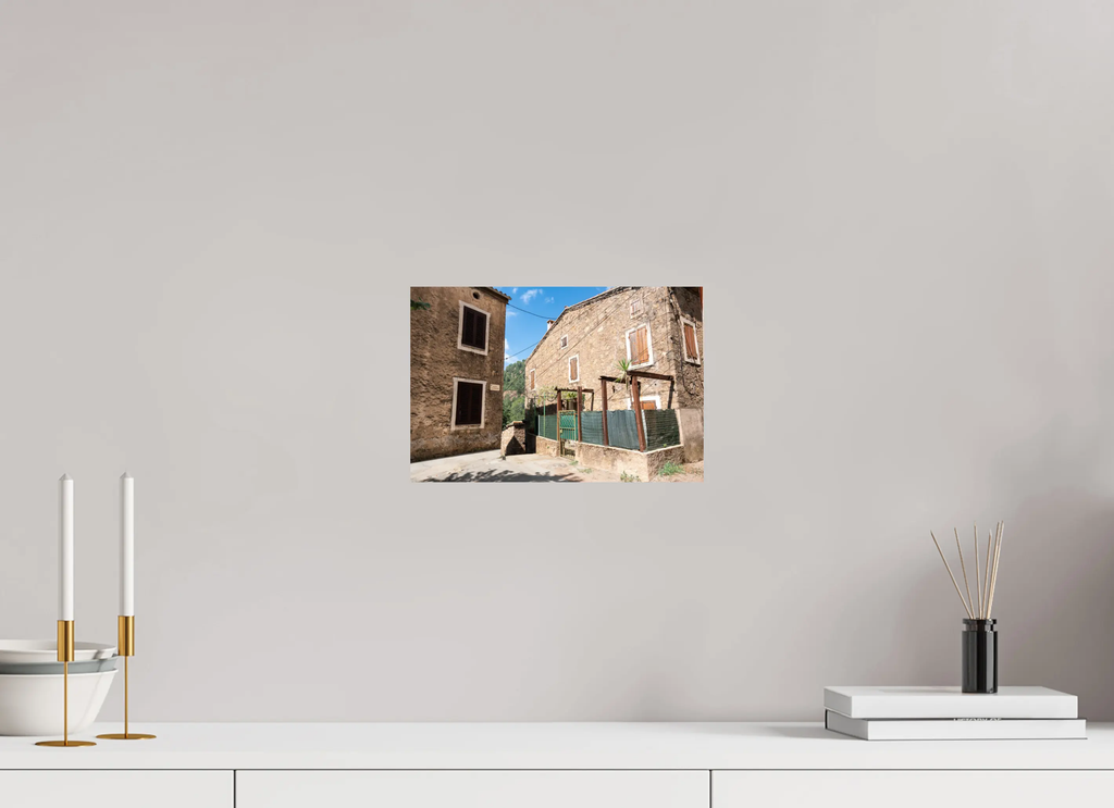 Photo d’art maison traditionnelle à Rosazia en Corse – Tirage premium Ref.93 corsevision