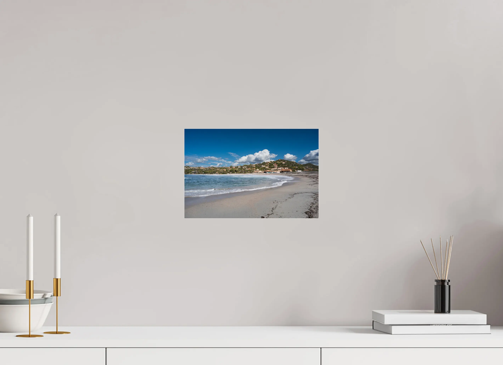 Photo d’art de la plage du Ruppione – Corse-du-Sud – Tirages papier & plexiglas Ref.88 corsevision
