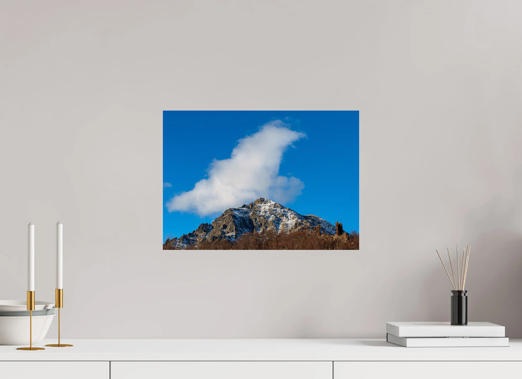 Montagnes enneigées de Vizzavona – Photo d’art (papier, plexi) Ref.82 corsevision