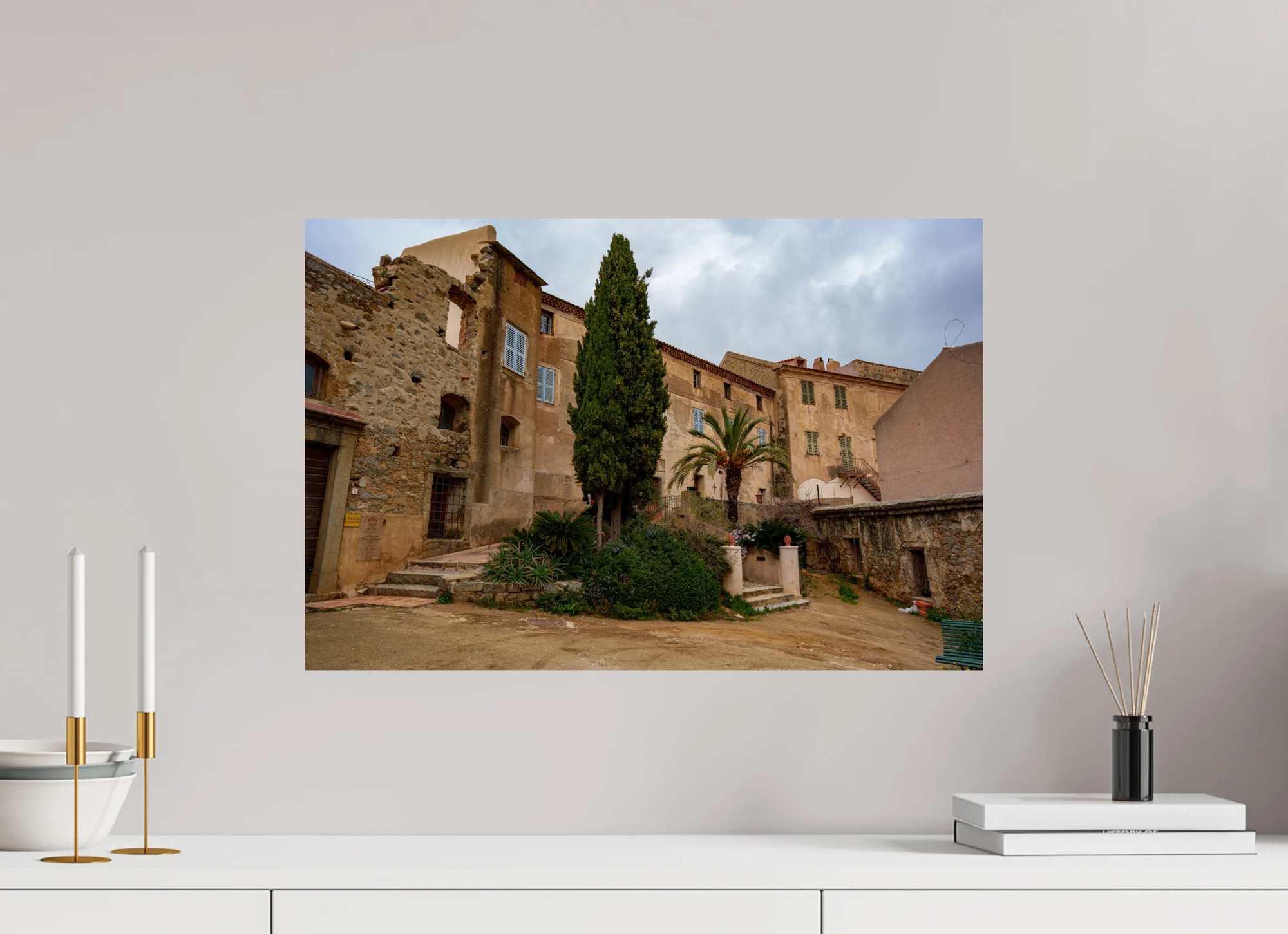 Pigna – Photo d’art du village corse (Papier, plexi) Réf.20 corsevision