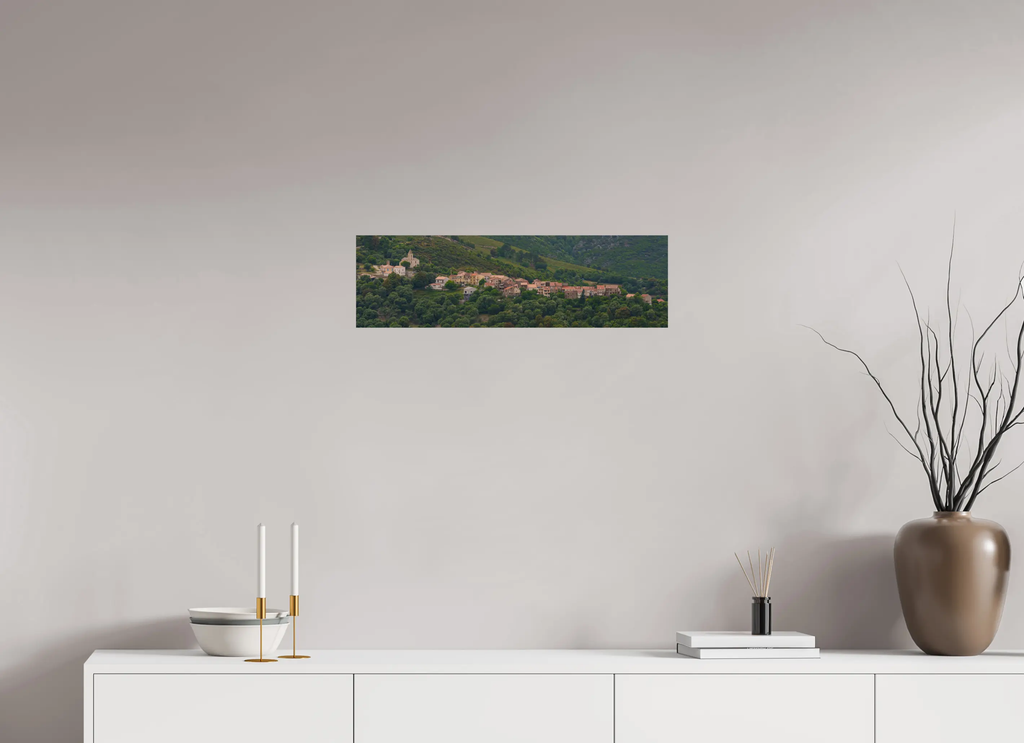 Noceta – Photo d’art du village corse (papier, plexi) Ref.30 corsevision