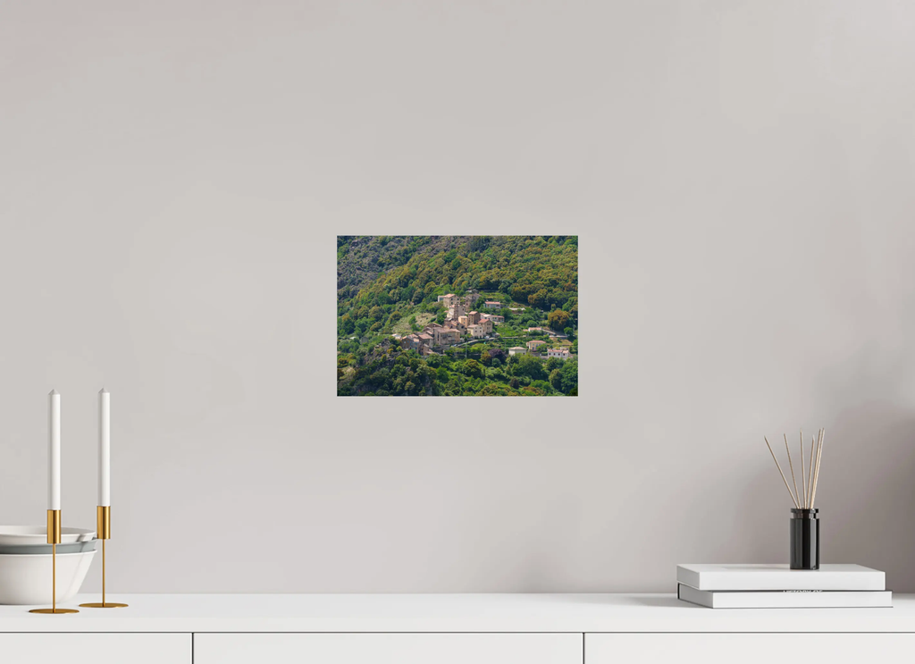 Castellare-di-Mercurio – Photo d’art du village corse | Papier, plexi Ref.16 corsevision