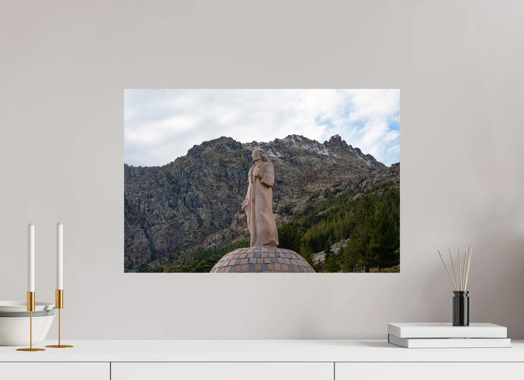 Christ Roi au Col de Vergio en Corse – photo d’art (papier, plexi) Ref.81 corsevision