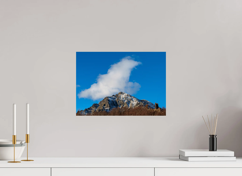 Montagnes enneigées de Vizzavona – Photo d’art (papier, plexi) Ref.82 corsevision