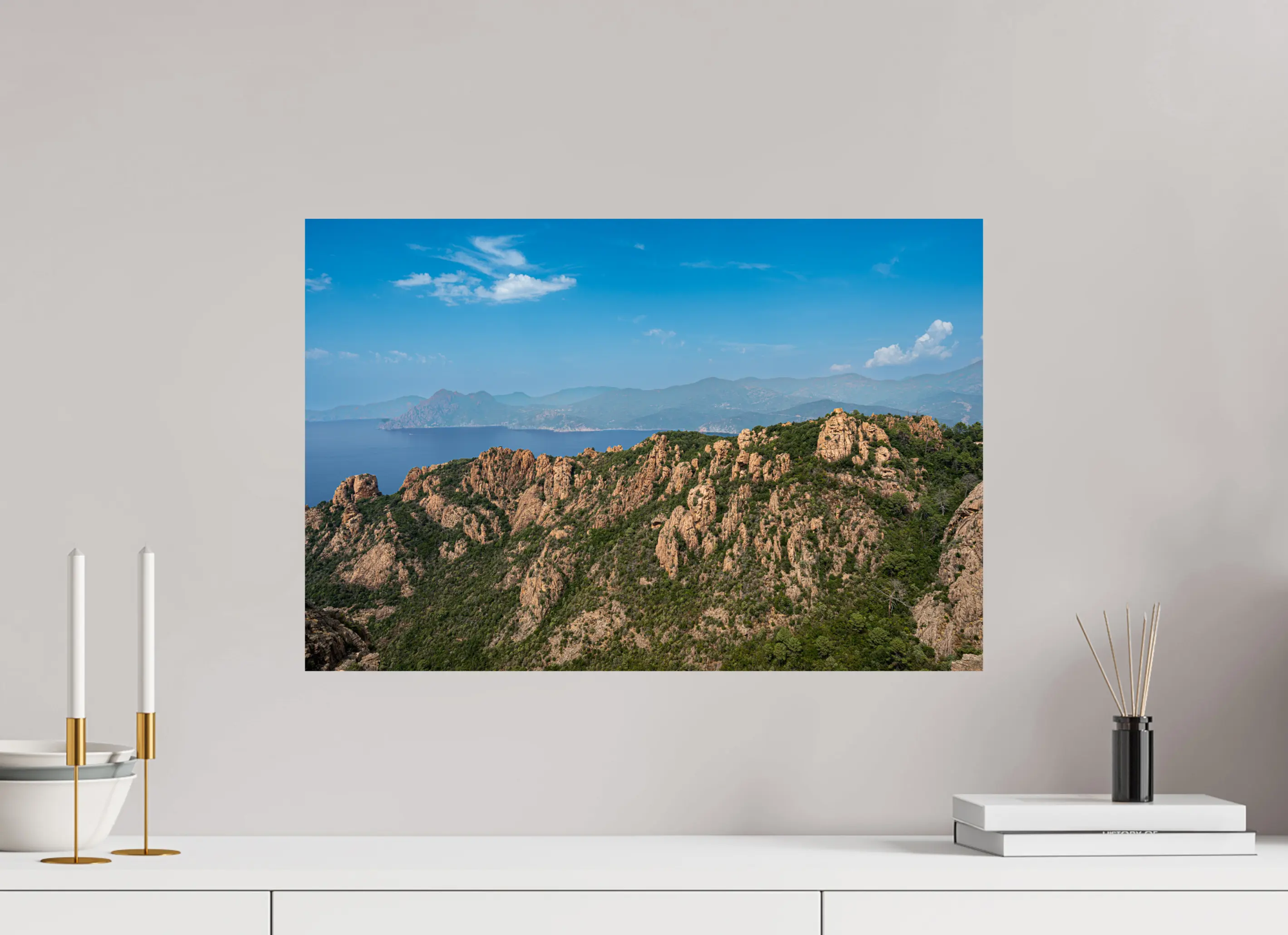 Calanques de Piana – Photo d’art en Corse (papier, plexi) Ref.56 corsevision