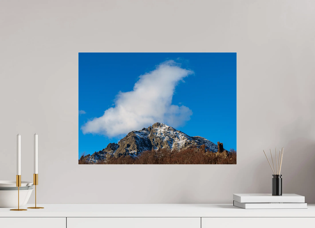 Montagnes enneigées de Vizzavona – Photo d’art (papier, plexi) Ref.82 corsevision