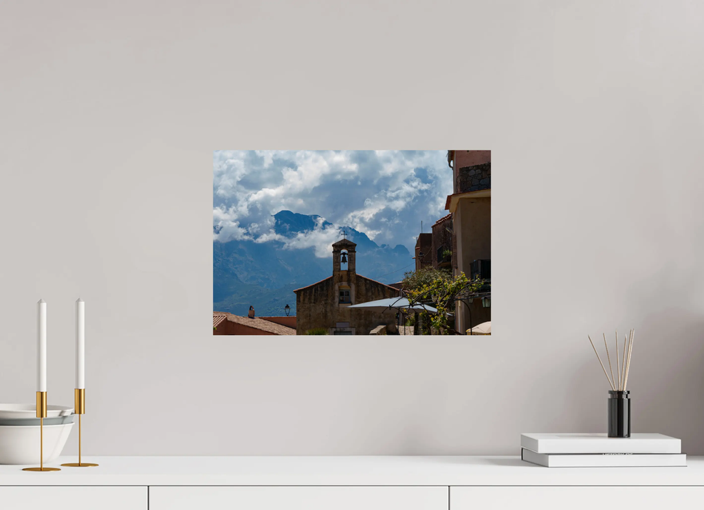 Sant’Antonino, village corse de Balagne – Photo d’art en tirage papier ou plexiglas Ref.41 corsevision